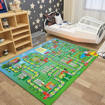 Kids Crawl Road Traffic Route Floor Map - Mad Fly Essentials