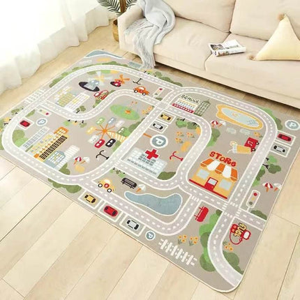 Kids Highway Simulated City Traffic Playmat Activity Toys - Activity Toys - LOUSIDREAM - Mad Fly Essentials