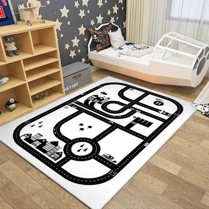 Kids Highway Simulated City Traffic Playmat Activity Toys - Activity Toys - LOUSIDREAM - Mad Fly Essentials