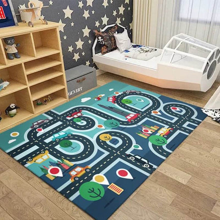 Kids Highway Simulated City Traffic Playmat Activity Toys - Activity Toys - LOUSIDREAM - Mad Fly Essentials