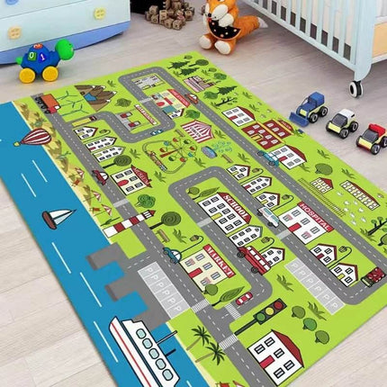Kids Highway Simulated City Traffic Playmat Activity Toys - Activity Toys - LOUSIDREAM - Mad Fly Essentials