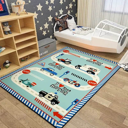 Kids Highway Simulated City Traffic Playmat Activity Toys - Activity Toys - LOUSIDREAM - Mad Fly Essentials