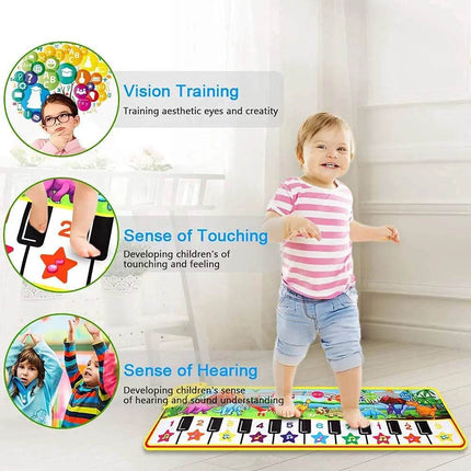 Kids Dinosaur Sounds Musical Keyboard Mat Activity Toys - Activity Toys - Coolplay - Mad Fly Essentials