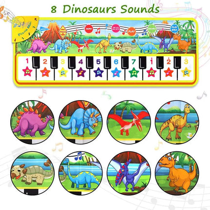 Kids Dinosaur Sounds Musical Keyboard Mat Activity Toys - Activity Toys - Coolplay - Mad Fly Essentials