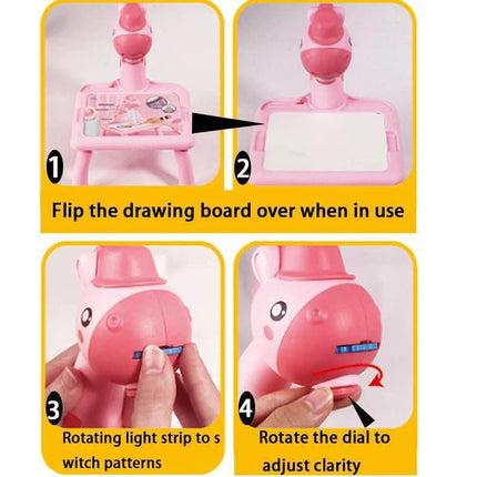 Kids Drawing Craft LED Projector Set Activity Toys - Activity Toys - Kidswant - Mad Fly Essentials