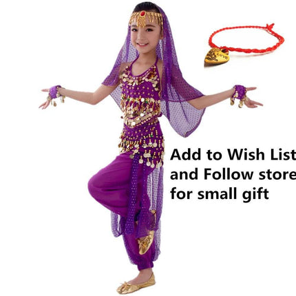 Kids Girls Belly Dancing Costume Outfits - Mad Fly Essentials