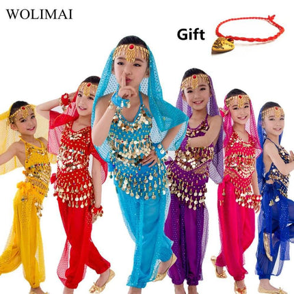 Kids Girls Belly Dancing Costume Set - Mad Fly Essentials