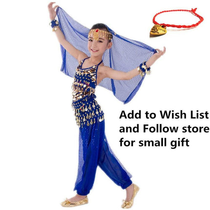 Kids Girls Belly Dancing Costume Outfits - Mad Fly Essentials