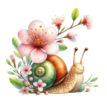 Kids Girls Room Snail Animal 3D Wall Sticker - 3D Wall Sticker - ZOOYOO - Mad Fly Essentials