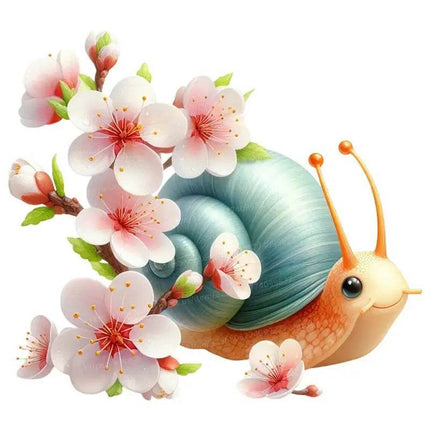 Kids Girls Room Snail Animal 3D Wall Sticker - 3D Wall Sticker - ZOOYOO - Mad Fly Essentials
