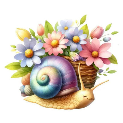 Kids Girls Room Snail Animal 3D Wall Sticker - 3D Wall Sticker - ZOOYOO - Mad Fly Essentials