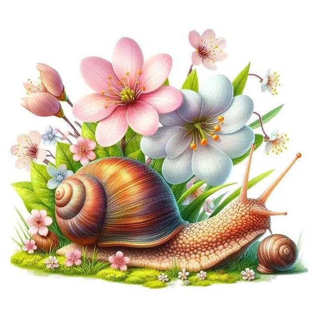 Kids Girls Room Snail Animal 3D Wall Sticker - 3D Wall Sticker - ZOOYOO - Mad Fly Essentials
