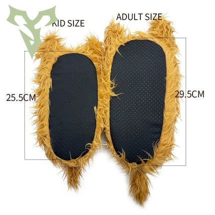 Rytanda Highland Scottish Cattle Plush Slippers Kids Footwear - Kids Footwear - RyTanDa - Mad Fly Essentials