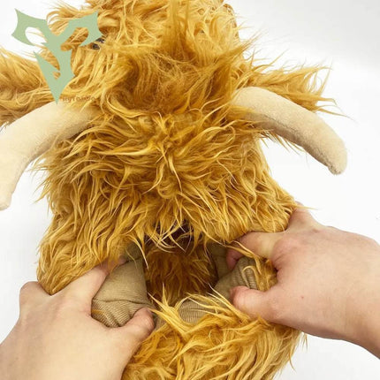 Rytanda Highland Scottish Cattle Plush Slippers Kids Footwear - Kids Footwear - RyTanDa - Mad Fly Essentials