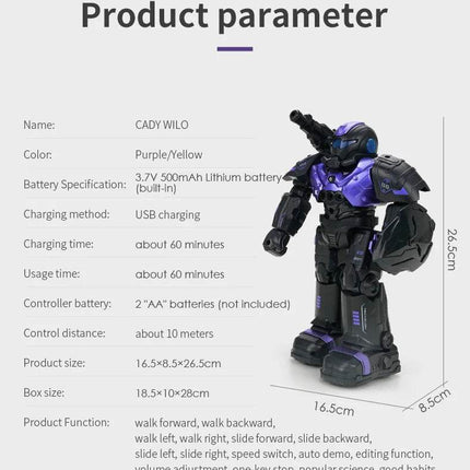 Kids Intelligent Gesture RC Robot Activity Toys - Activity Toys - JJRC - Mad Fly Essentials