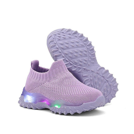 Kids LED Shoes Baby Girl Mesh Sport Sneakers - Kids LED Shoes - EALSQN - Mad Fly Essentials