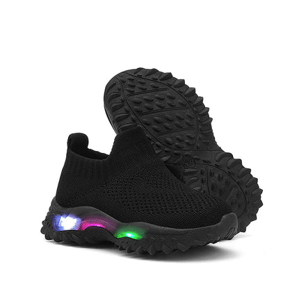 Kids LED Shoes Baby Girl Mesh Sport Sneakers - Kids LED Shoes - EALSQN - Mad Fly Essentials