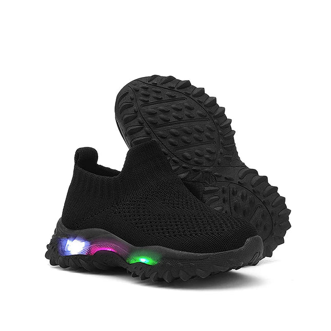 Kids LED Shoes Baby Girl Mesh Sport Sneakers - Kids LED Shoes - EALSQN - Mad Fly Essentials