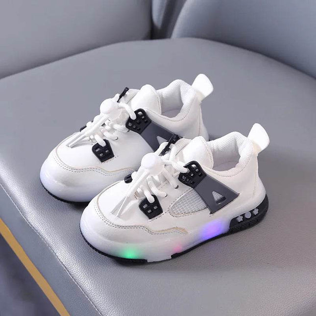 Kids Light - emitting Sneakers Kids LED Shoes - Kids LED Shoes - DF.ECHO - Mad Fly Essentials
