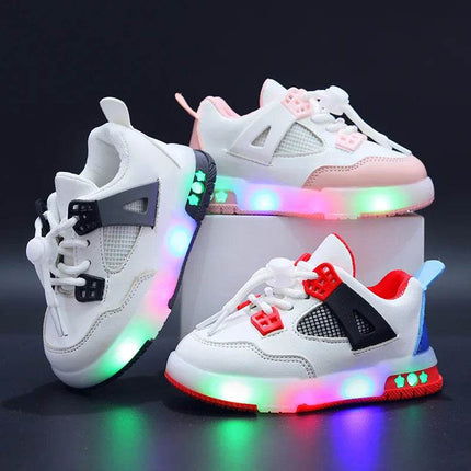 Kids Light - emitting Sneakers Kids LED Shoes - Kids LED Shoes - DF.ECHO - Mad Fly Essentials