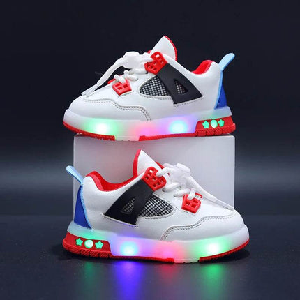 Kids Light - emitting Sneakers Kids LED Shoes - Kids LED Shoes - DF.ECHO - Mad Fly Essentials