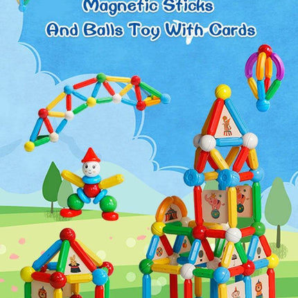 Kids Magnetic Construction Building Stem Puzzle Montessori Activity Toys - Mad Fly Essentials