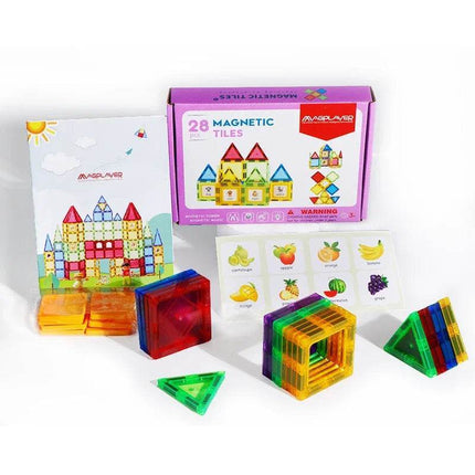 Kids Magnetic Construction Building Stem Puzzle Montessori Activity Toys - Mad Fly Essentials