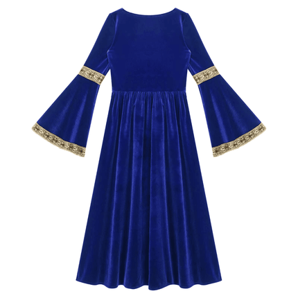 Kids Medieval Renaissance Princess Girl Costume Dress - Costume Dress - Bibihou - Mad Fly Essentials