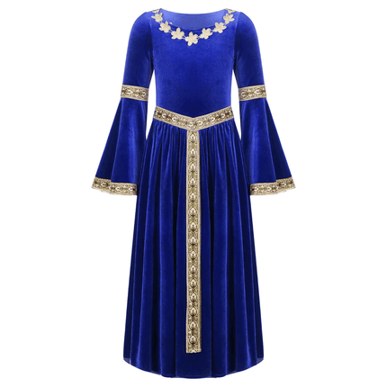 Kids Medieval Renaissance Princess Girl Costume Dress - Costume Dress - Bibihou - Mad Fly Essentials