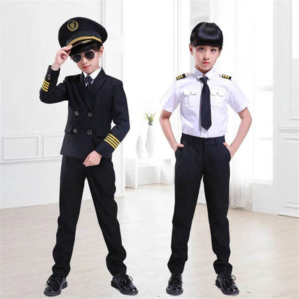 Kids Pilot Flight Attendant Set Costume - Costume - Costumes Plus - Mad Fly Essentials