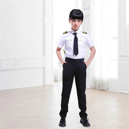 Kids Pilot Flight Attendant Set Costume - Costume - Costumes Plus - Mad Fly Essentials
