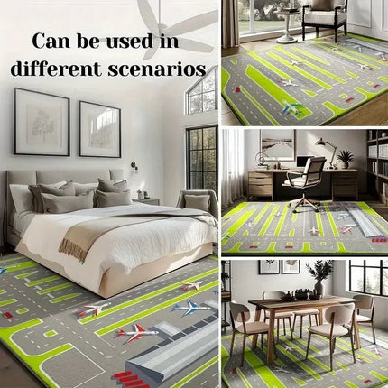 Kids Play Mat Road Parking Lot Amusement Park Kids Room Carpet - Kids Play Mat - MQIAOHAM - Mad Fly Essentials