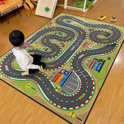 Kids Play Mat Road Parking Lot Amusement Park Kids Room Carpet - Kids Play Mat - MQIAOHAM - Mad Fly Essentials