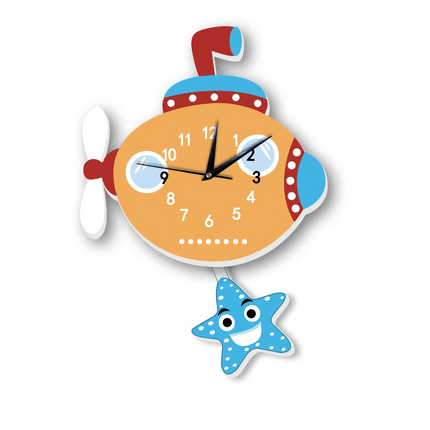 Kids Room Alien UFO - DIY Quiet Wall Clock - Wall Clock - MrClock - Mad Fly Essentials