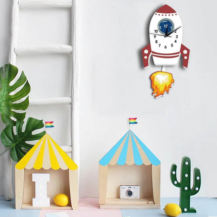 Kids Room Alien UFO - DIY Quiet Wall Clock - Wall Clock - MrClock - Mad Fly Essentials