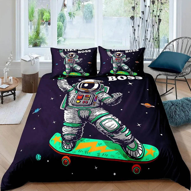 Kids Room Astronaut Bedding Duvet Set – Mad Fly Essentials
