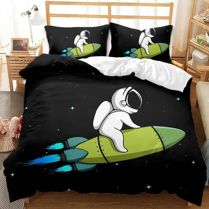 Kids Room Astronaut Cover Bedding Duvet Set - Duvet Set - SpaceKids - Mad Fly Essentials
