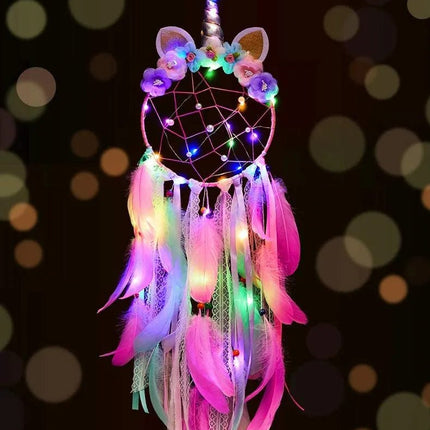 Kids Room Decor LED Unicorn Dream Catcher - Kids Room Decor - Pockels - Mad Fly Essentials