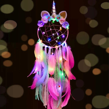 Kids Room Decor LED Unicorn Dream Catcher - Kids Room Decor - Pockels - Mad Fly Essentials