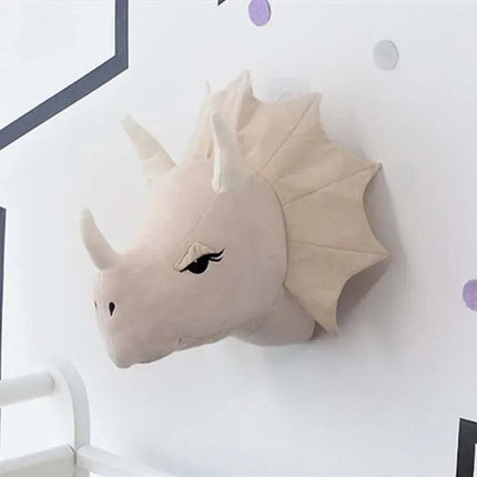 Kids Room Decor Plush Animal Wall Dinosaur - Kids Room Decor - Nordic Creations - Mad Fly Essentials