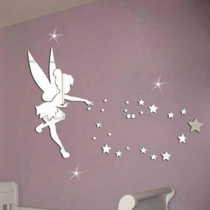 Kids Room Fairy Mirror 3D Wall Sticker - 3D Wall Sticker - NICELET - Mad Fly Essentials