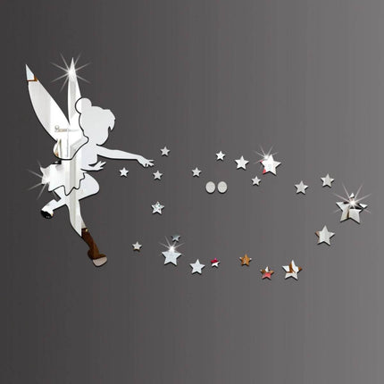 Kids Room Fairy Mirror 3D Wall Sticker - 3D Wall Sticker - NICELET - Mad Fly Essentials