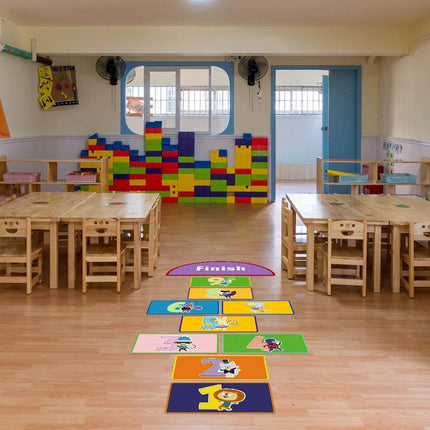 Kids Room Hopscotch Game Floor 3D Wall Sticker - 3D Wall Sticker - Sensual Bee - Mad Fly Essentials