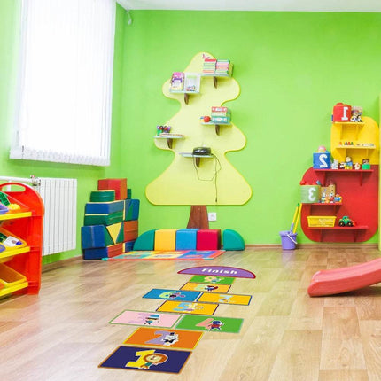 Kids Room Hopscotch Game Floor 3D Wall Sticker - 3D Wall Sticker - Sensual Bee - Mad Fly Essentials