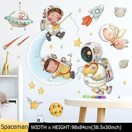 Kids Room Nordic Space Decor 3D Wall Sticker - 3D Wall Sticker - ZOOYOO - Mad Fly Essentials