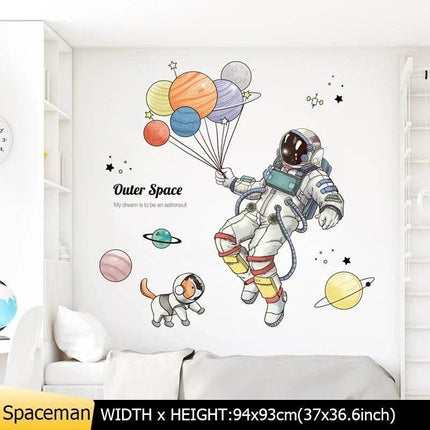 Kids Room Nordic Space Decor 3D Wall Sticker - 3D Wall Sticker - ZOOYOO - Mad Fly Essentials