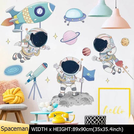 Kids Room Nordic Space Decor 3D Wall Sticker - 3D Wall Sticker - ZOOYOO - Mad Fly Essentials