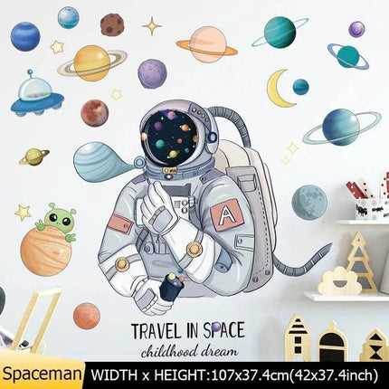 Kids Room Nordic Space Decor 3D Wall Sticker - 3D Wall Sticker - ZOOYOO - Mad Fly Essentials