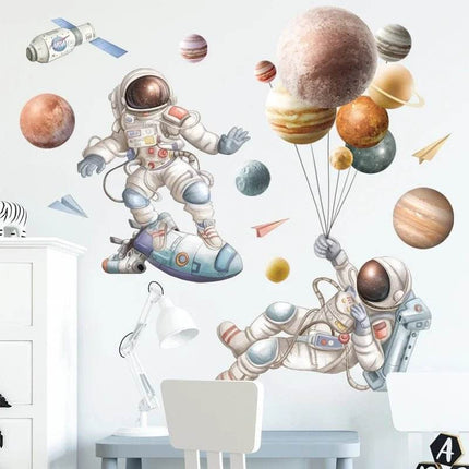 Kids Room Nordic Space Decor 3D Wall Sticker - 3D Wall Sticker - ZOOYOO - Mad Fly Essentials