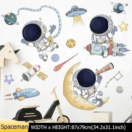 Kids Room Nordic Space Decor 3D Wall Sticker - 3D Wall Sticker - ZOOYOO - Mad Fly Essentials
